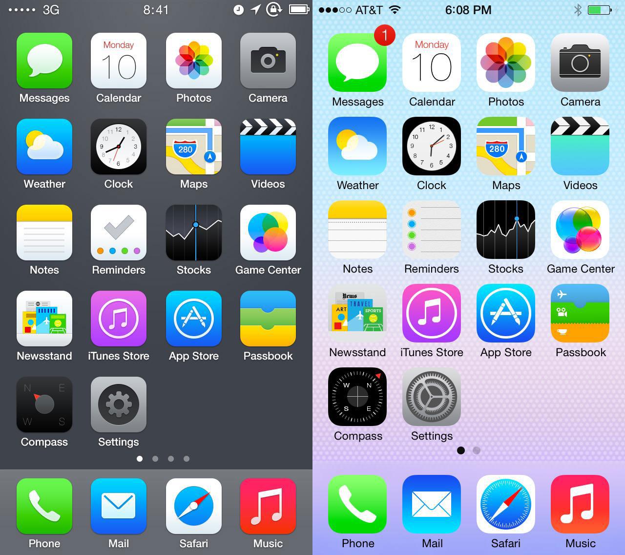 What S New In Ios 7 X Cube Labs