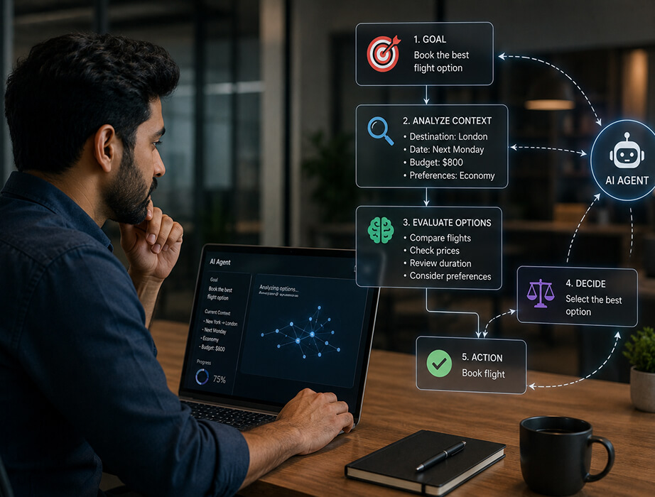 How Autonomous AI Agents Decide “What to Do Next” Without Human Instructions