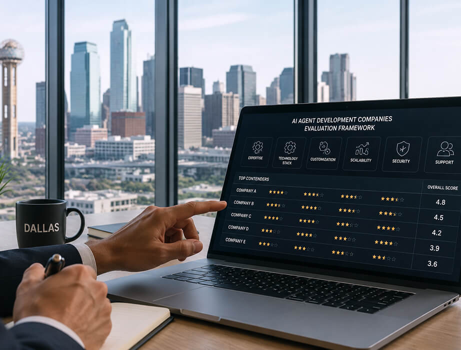 Top AI Agent Development Companies in Dallas: How to Evaluate the Real Contenders