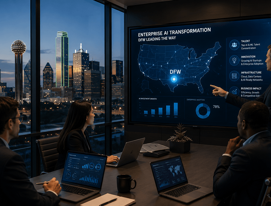 Enterprise AI in Dallas: Why DFW Is Becoming the Quiet Capital of U.S. AI Transformation